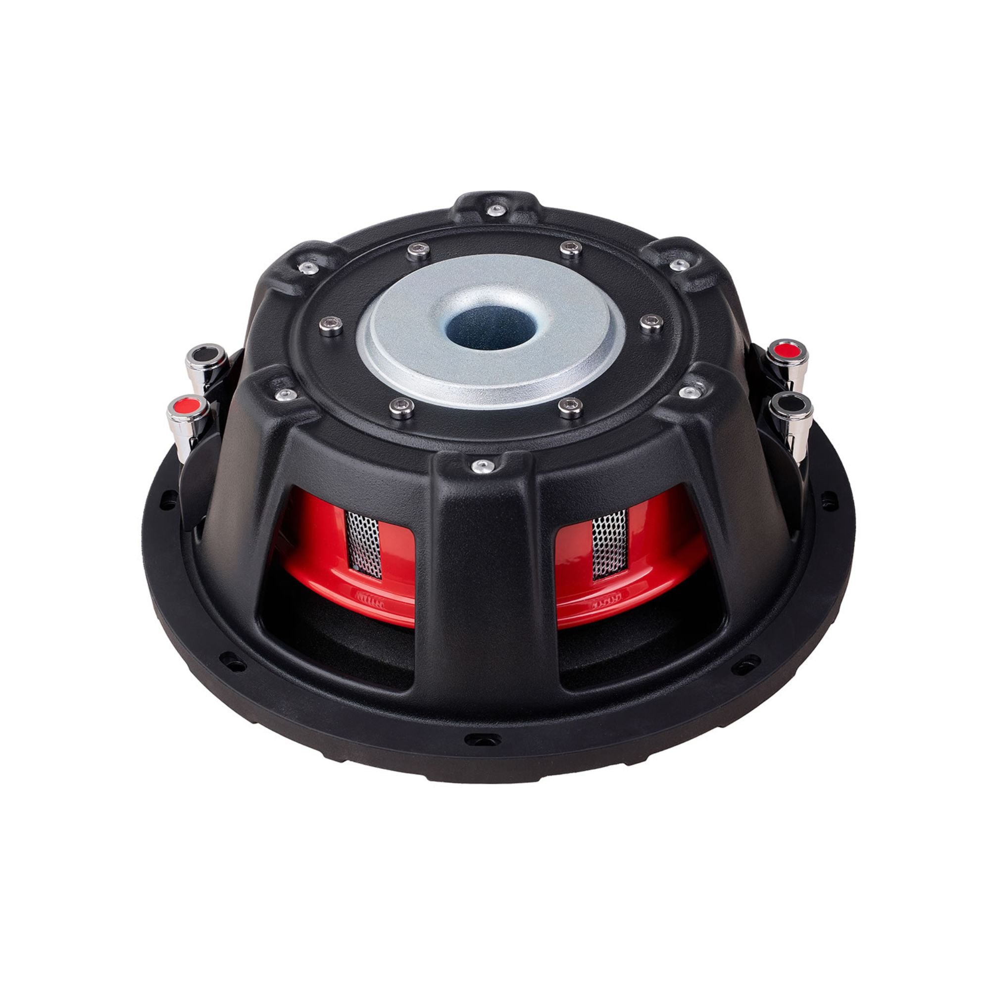 MB Quart 8" Shallow Wall Mount Stereo Subwoofer with 500W Peak Power, Black - VMInnovations