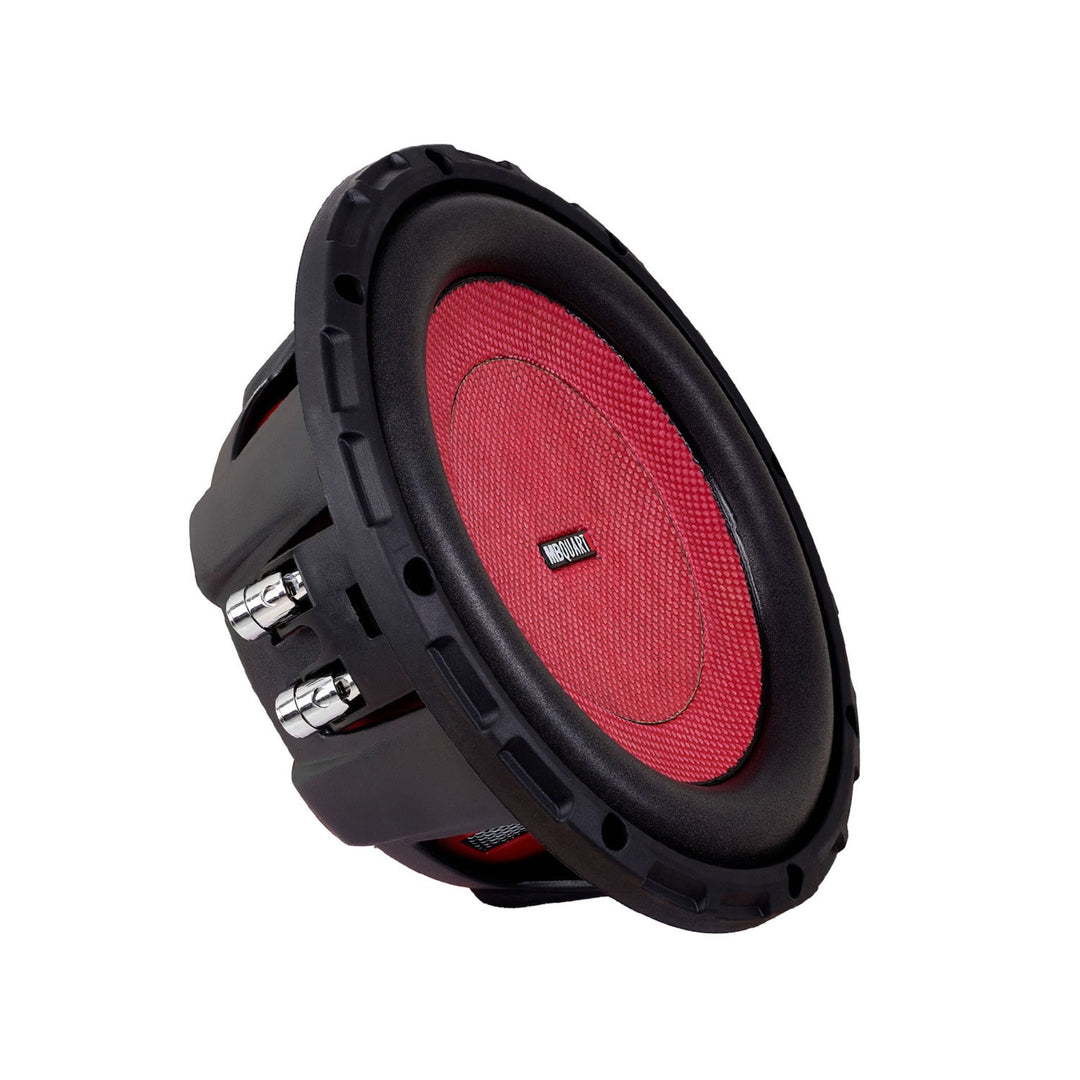 MB Quart 8" Shallow Wall Mount Stereo Subwoofer with 500W Peak Power, Black