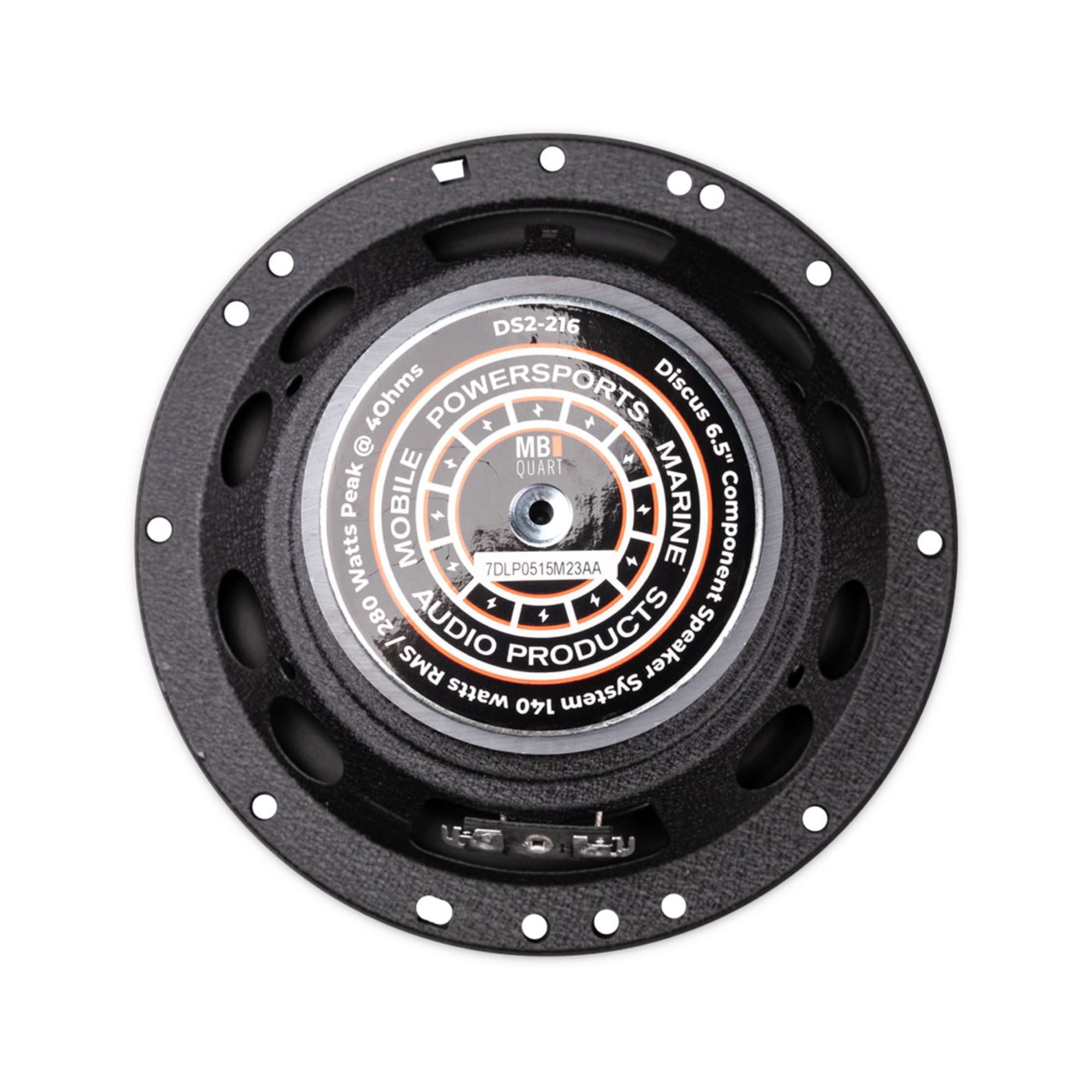 MB Quart Discus High-Performance 6.5" Car Audio Component Speaker System, 140W - VMInnovations