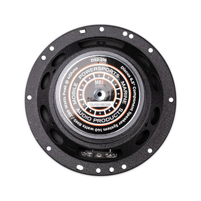 MB Quart Discus High-Performance 6.5" Car Audio Component Speaker System, 140W - VMInnovations