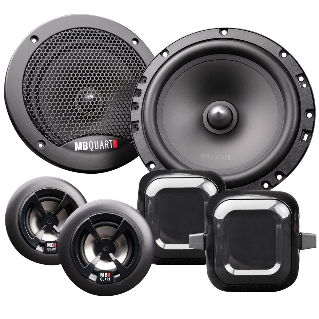 MB Quart Discus High-Performance 6.5" Car Audio Component Speaker System, 140W