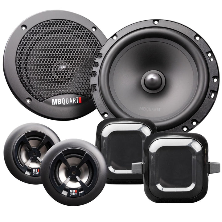 MB Quart Discus High-Performance 6.5" Car Audio Component Speaker System, 140W