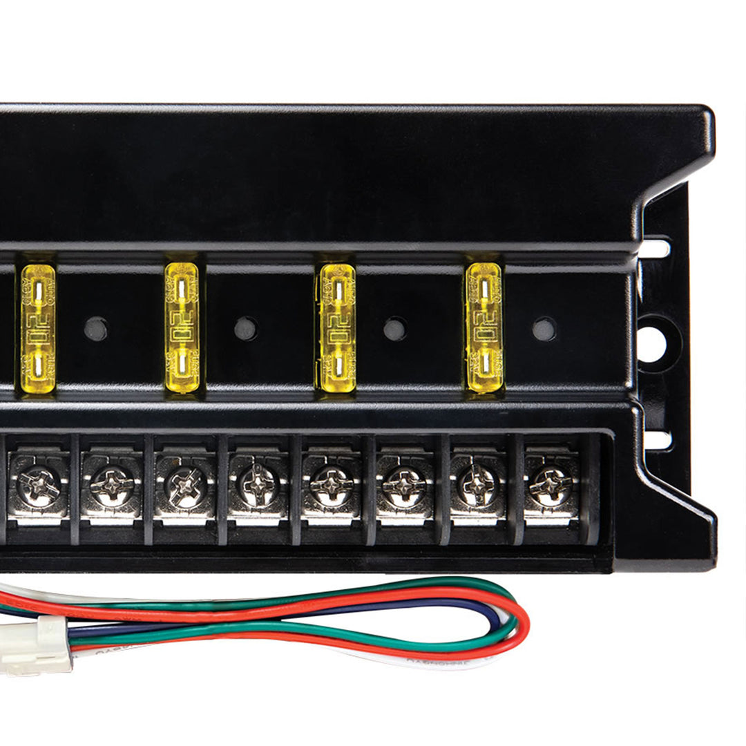 MB Quart 4 Circuit 20A Relay Bank with Plug & Play Capability for 12V Circuits