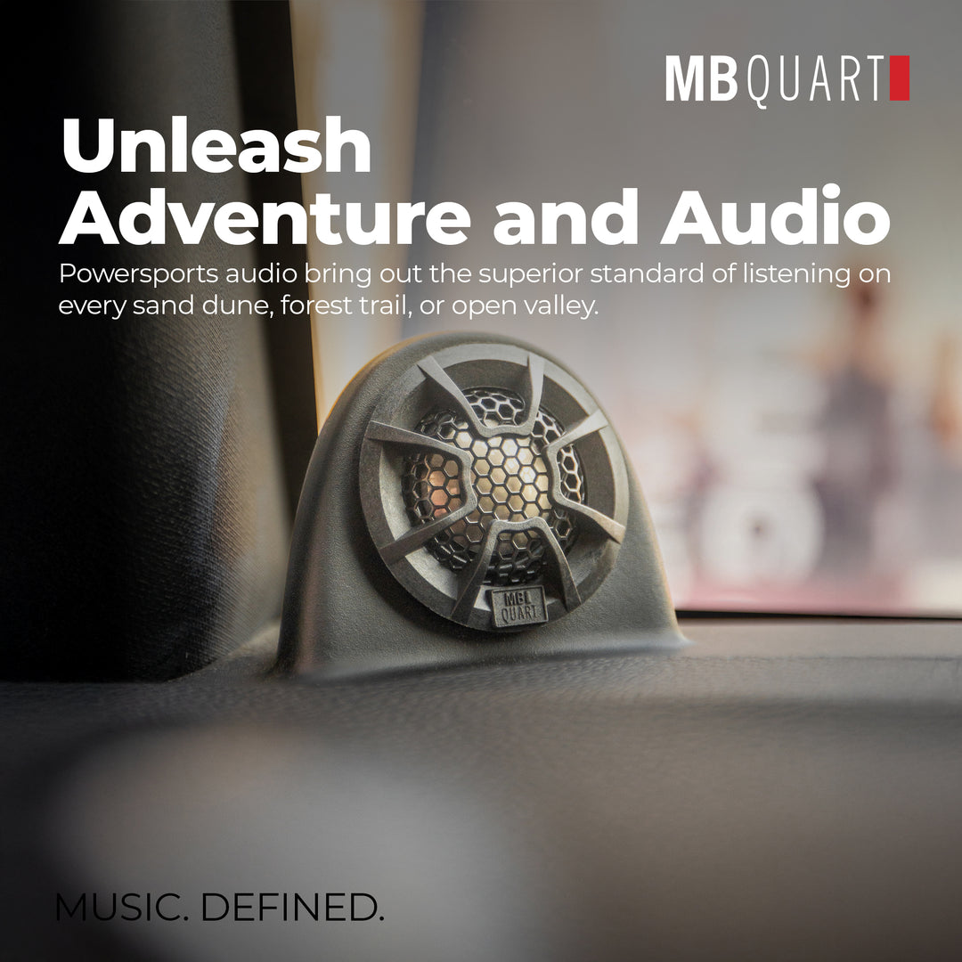 MB Quart Tuned Audio Package 6.5" Convertible Speakers for Jeep Wrangler (07-18)