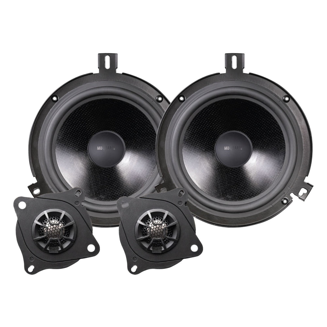 MB Quart Tuned Audio Package 6.5" Convertible Speakers for Jeep Wrangler (07-18)