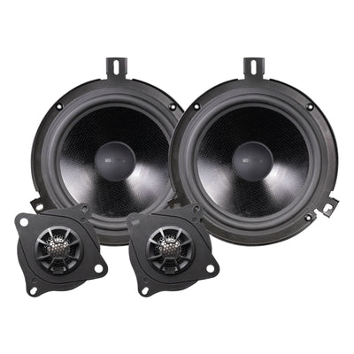 MB Quart Tuned Audio Package 6.5" Convertible Speakers for Jeep Wrangler (07-18) - VMInnovations