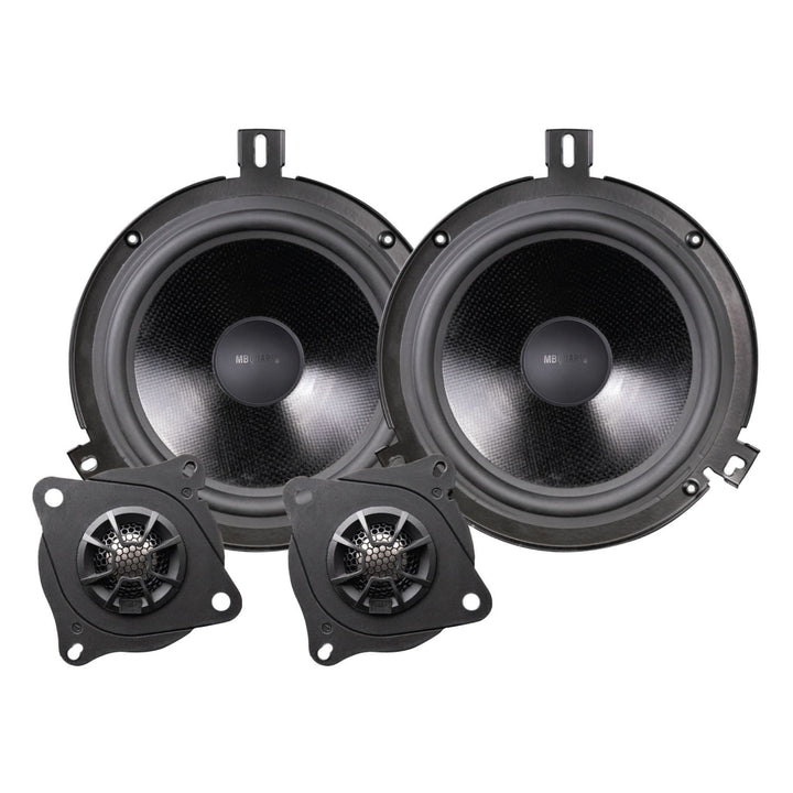 MB Quart Tuned Audio Package 6.5" Convertible Speakers for Jeep Wrangler (07-18)