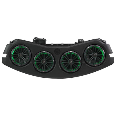 MB Quart MBQJ-48CRGB Jeep JL/JT Rear Soundbar w/ 8" Coaxial Speakers & LED Light - VMInnovations