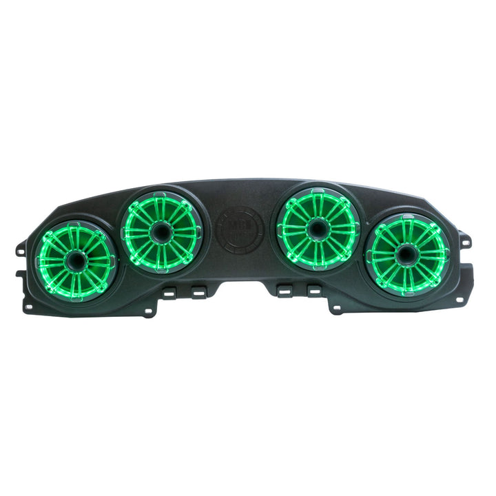 MB Quart MBQJ-48HRGB Jeep JL/JT Rear Soundbar w/ 8" Horn Speakers & LED Light