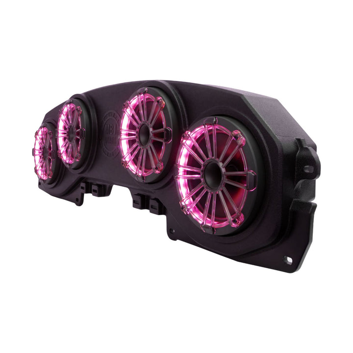 MB Quart MBQJ-48HRGB Jeep JL/JT Rear Soundbar w/ 8" Horn Speakers & LED Light