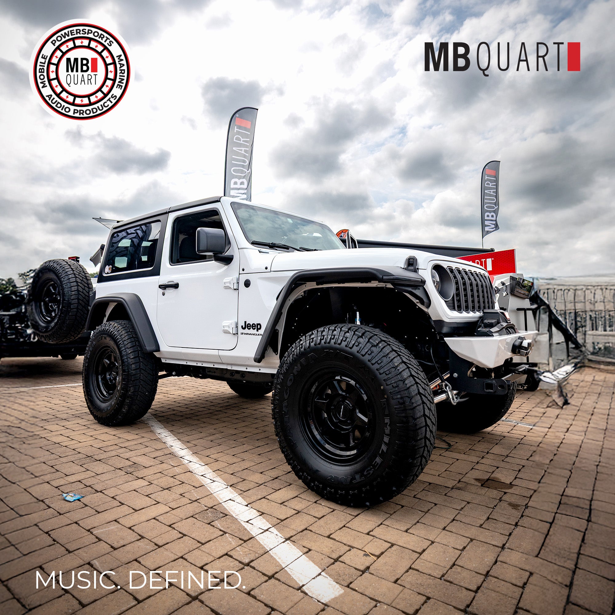 MB Quart MBQJK-STG2AH-1 800W STAGE 2 Jeep JK Car Audio 2-Speaker System Kit - VMInnovations
