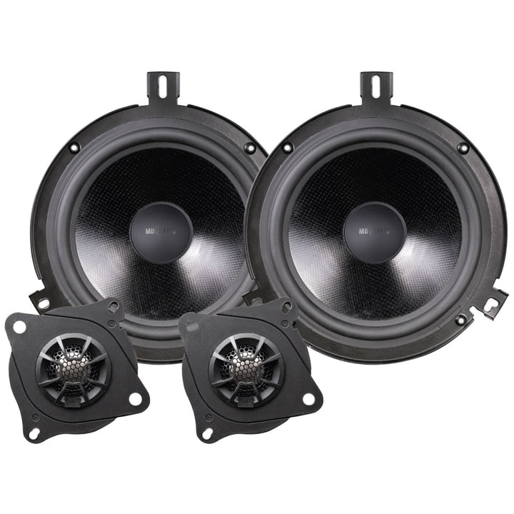 MB Quart MBQJK-STG2AH-1 800W STAGE 2 Jeep JK Car Audio 2-Speaker System Kit