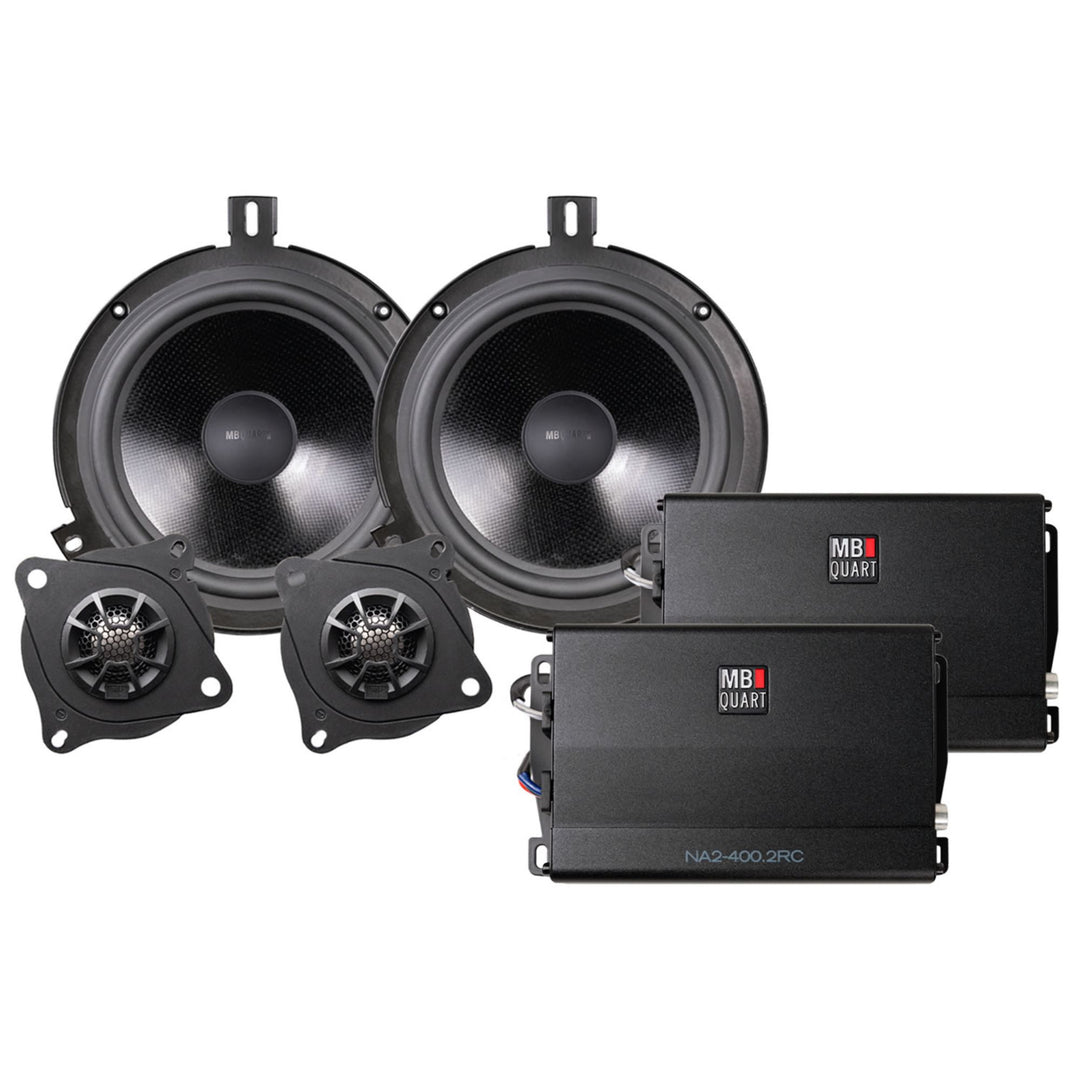 MB Quart MBQJK-STG2AH-1 800W STAGE 2 Jeep JK Car Audio 2-Speaker System Kit