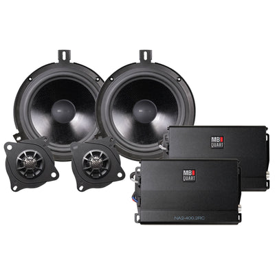 MB Quart MBQJK-STG2AH-1 800W STAGE 2 Jeep JK Car Audio 2-Speaker System Kit - VMInnovations