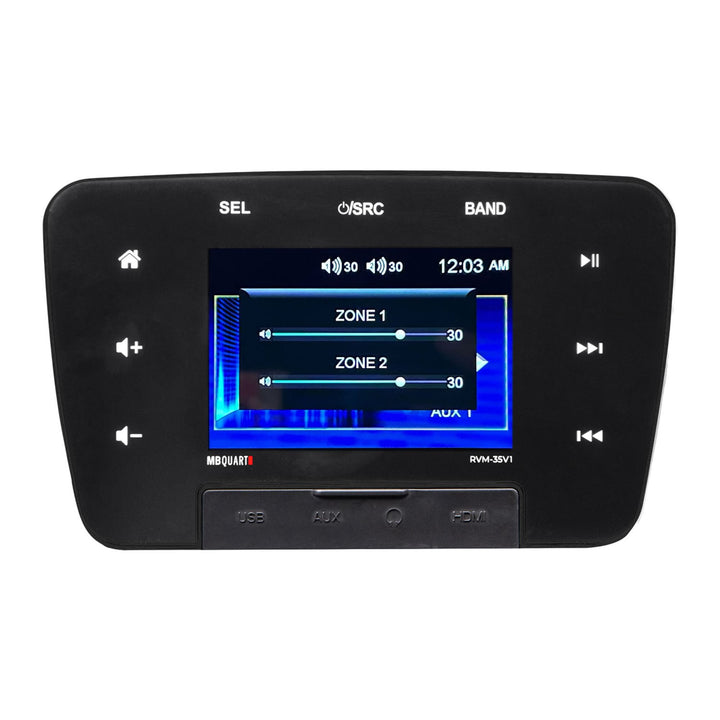 MB Quart RVM-35V1 160W 3.5 Inch Touchscreen Multimedia Bluetooth Source Unit - VMInnovations