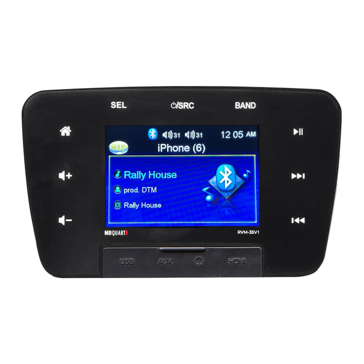 MB Quart RVM-35V1 160W 3.5 Inch Touchscreen Multimedia Bluetooth Source Unit - VMInnovations