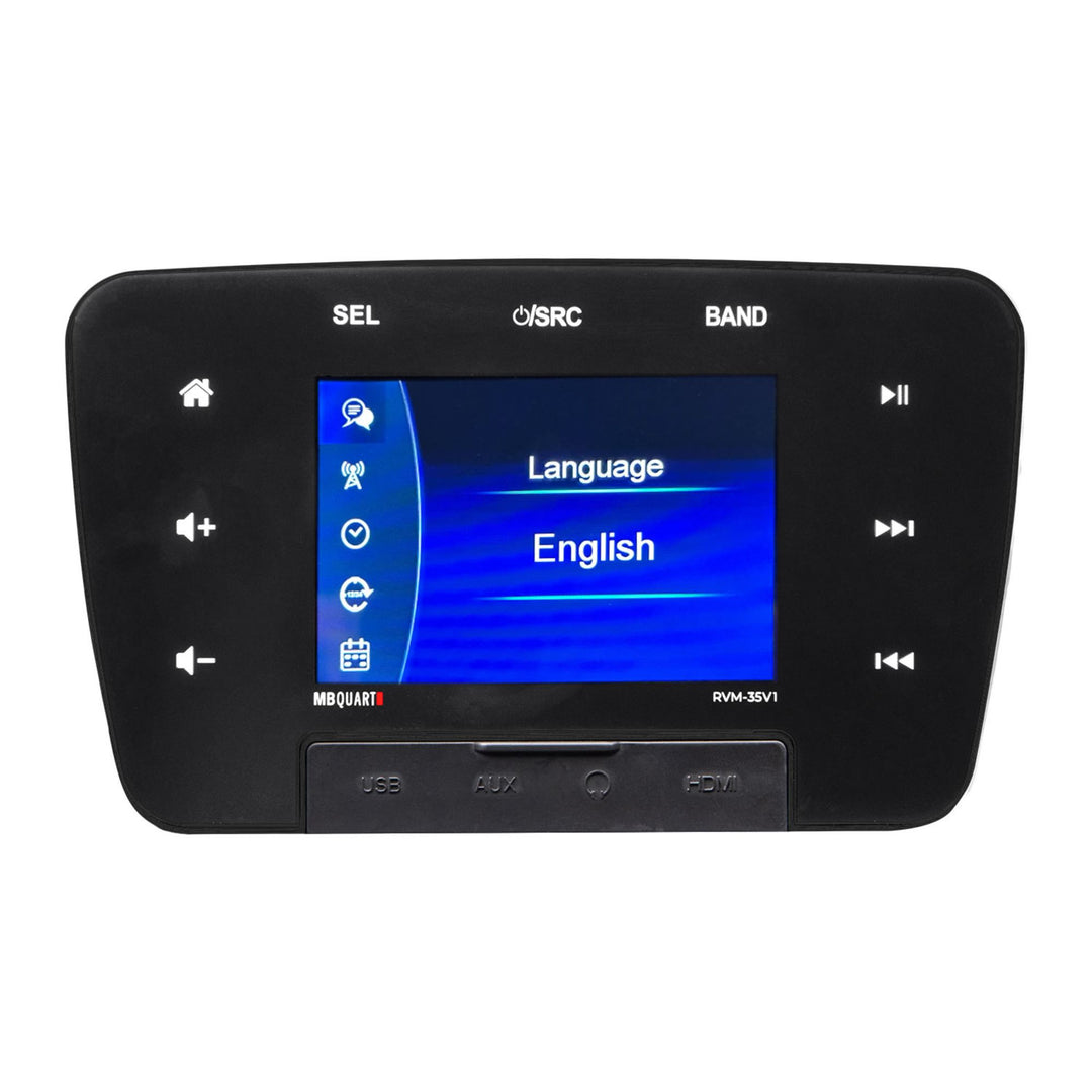 MB Quart RVM-35V1 160W 3.5 Inch Touchscreen Multimedia Bluetooth Source Unit - VMInnovations