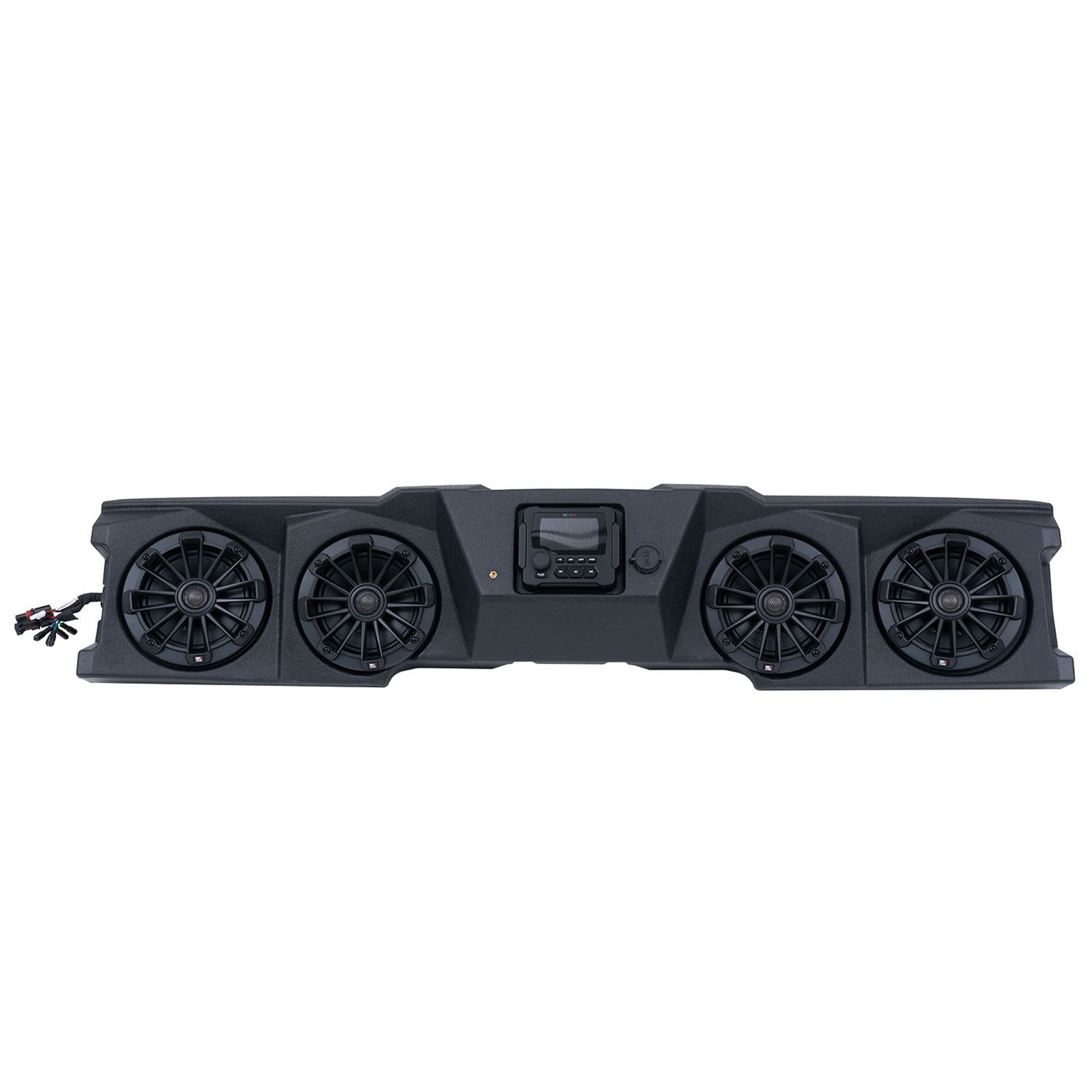 MB Quart MBQD-STG4A-1 320W Stage 4 Can-Am Defender Visor Audio System, Black - VMInnovations