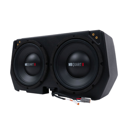 MB Quart Dual 10" Subwoofer System Upgrade for Can Am Defender 17-25, 400 Watts