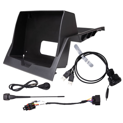 MB Quart Polaris Ranger 1000/XP Dash Kit GMR7V1 and Included 10” Radio Antenna - VMInnovations