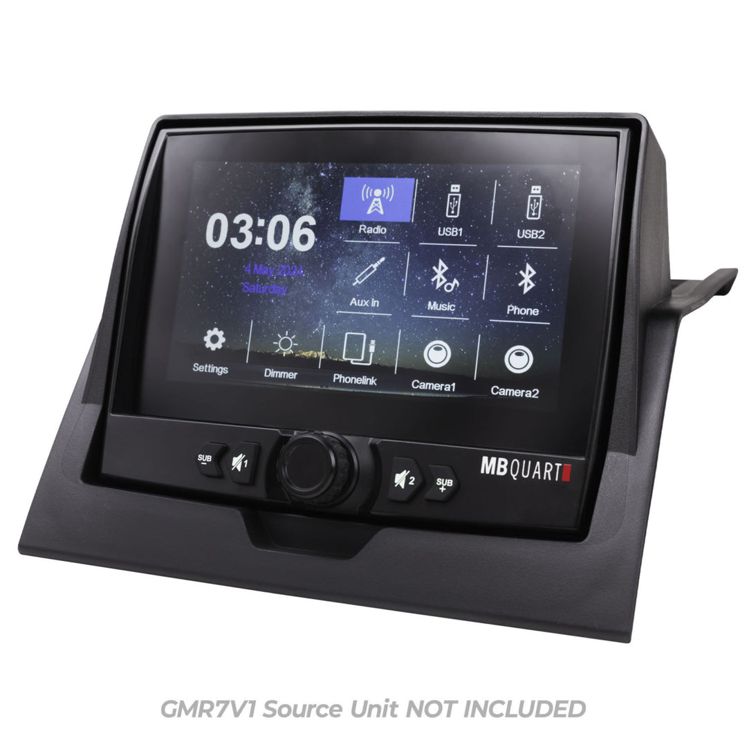MB Quart Polaris Ranger 1000/XP Dash Kit GMR7V1 and Included 10” Radio Antenna
