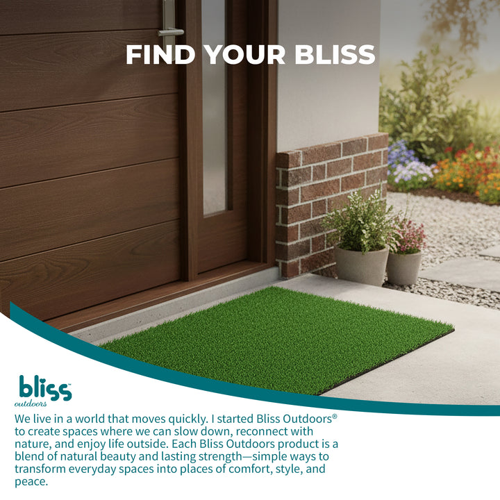 Bliss Artificial Grass, Dog Potty Train Mat, Easy Clean Drainage, 39.4" x 31.5" - VMInnovations
