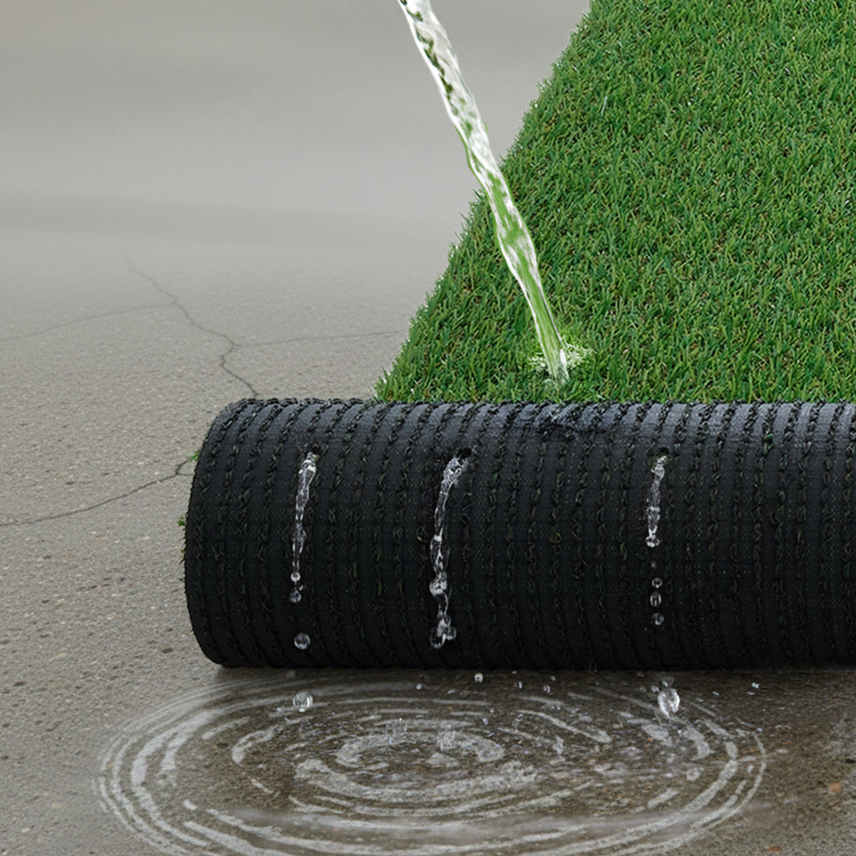Bliss Artificial Grass, Indoor/Outdoor Easy Clean Turf Mat - 3' x 10' (Open Box)