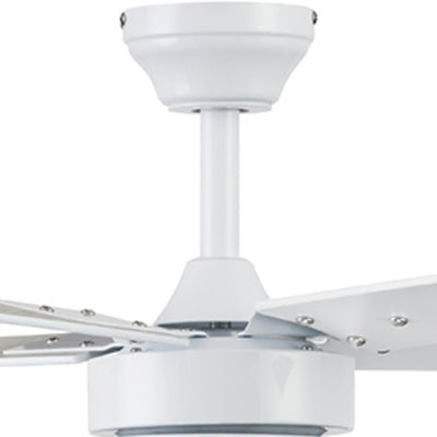 Portage Bay Chism 52" Ceiling Fan with Light, Quiet Motor & Pull Chain, White - VMInnovations