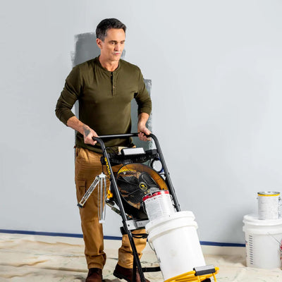 Mule 5 in 1 Mobile Workshop Hand Truck, Integrated 3 Speed Fan, 52000-31, Black - VMInnovations