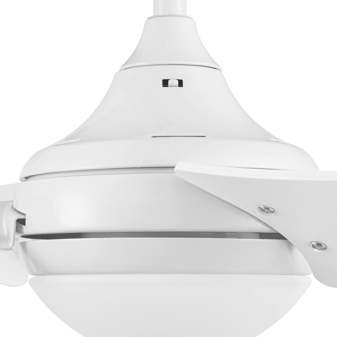 Honeywell Neyo Ceiling Fan, Quiet Motor & Remote Control, 52 Inch, Bright White - VMInnovations