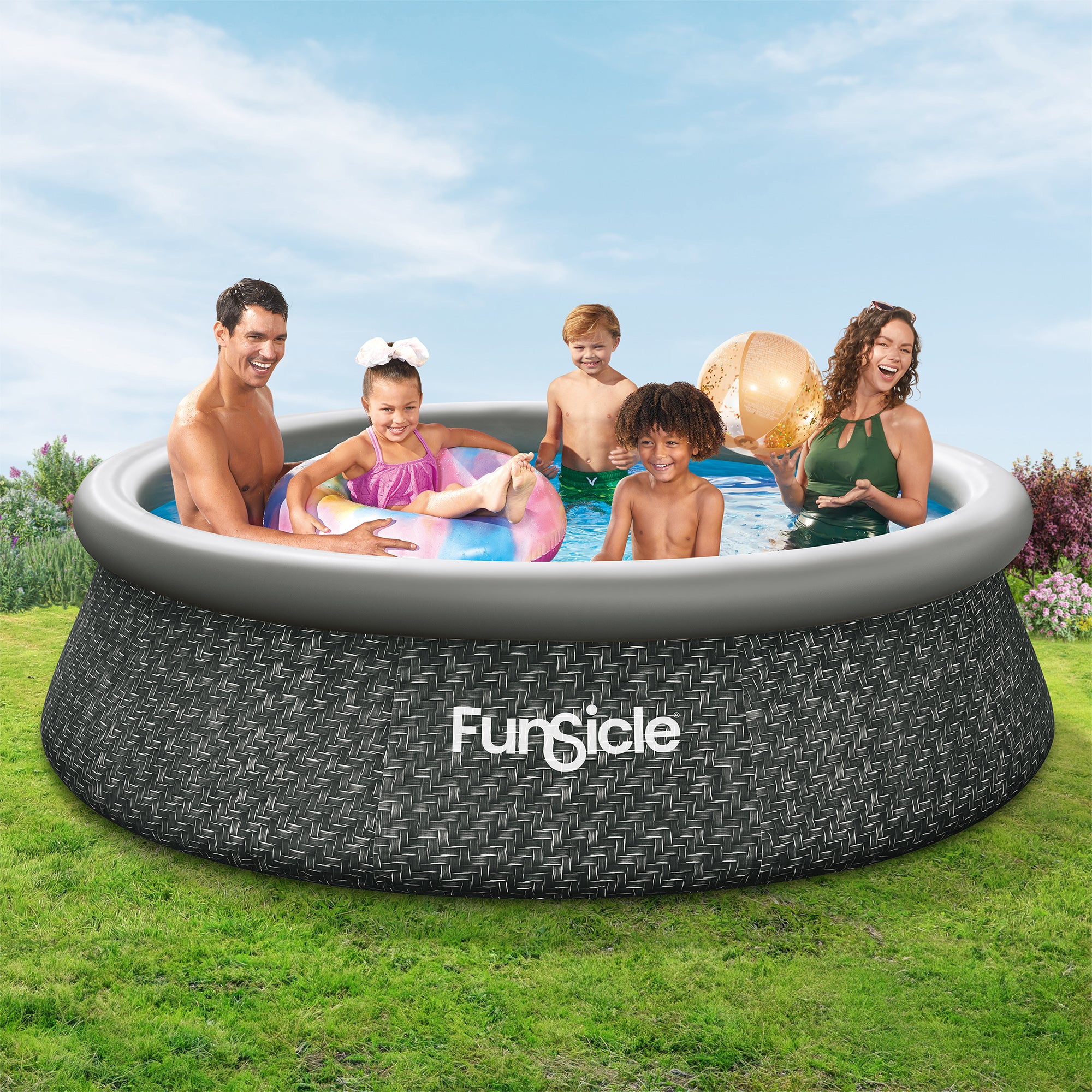 Funsicle 10' x 30" QuickSet Ring Top Above Ground Swimming Pool (Open Box) - VMInnovations