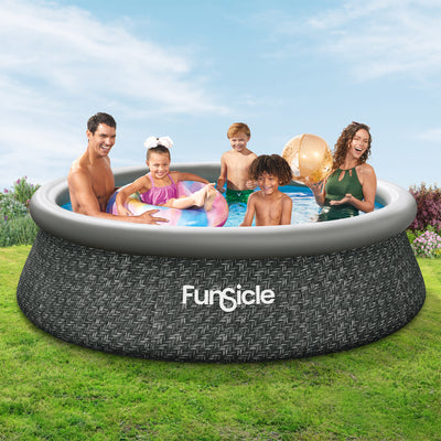 Funsicle 10' x 30" QuickSet Ring Top Above Ground Swimming Pool (Open Box) - VMInnovations