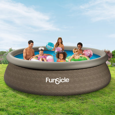 Funsicle 12' x 36" QuickSet Ring Top Above Ground Swimming Pool (Open Box) - VMInnovations