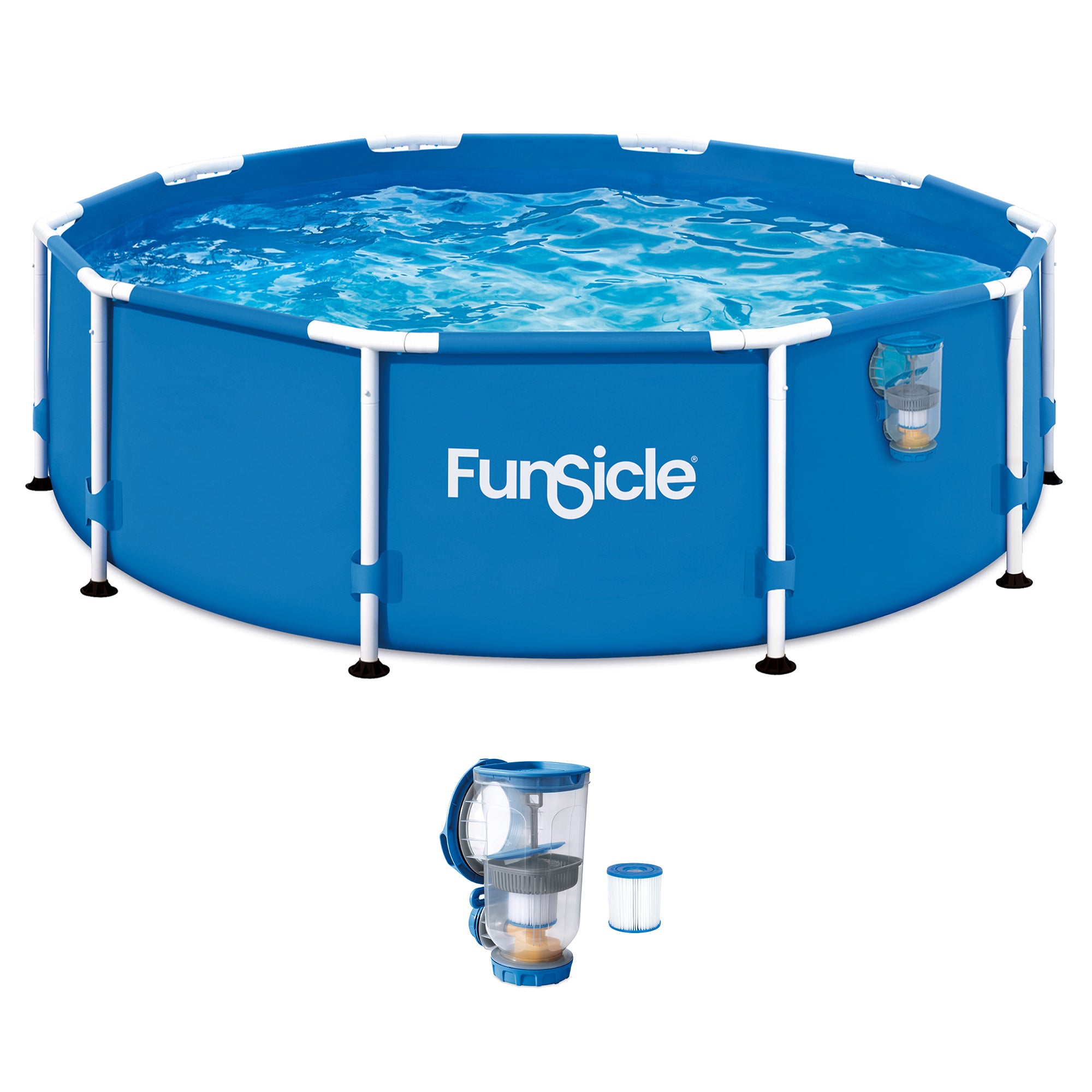 Funsicle 10' x 30" Outdoor Activity Round Frame Above Ground Pool (Open Box)