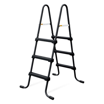 Funsicle 36" SureStep 3 Stair Above Ground Swimming Pool Ladder, Black(Open Box)
