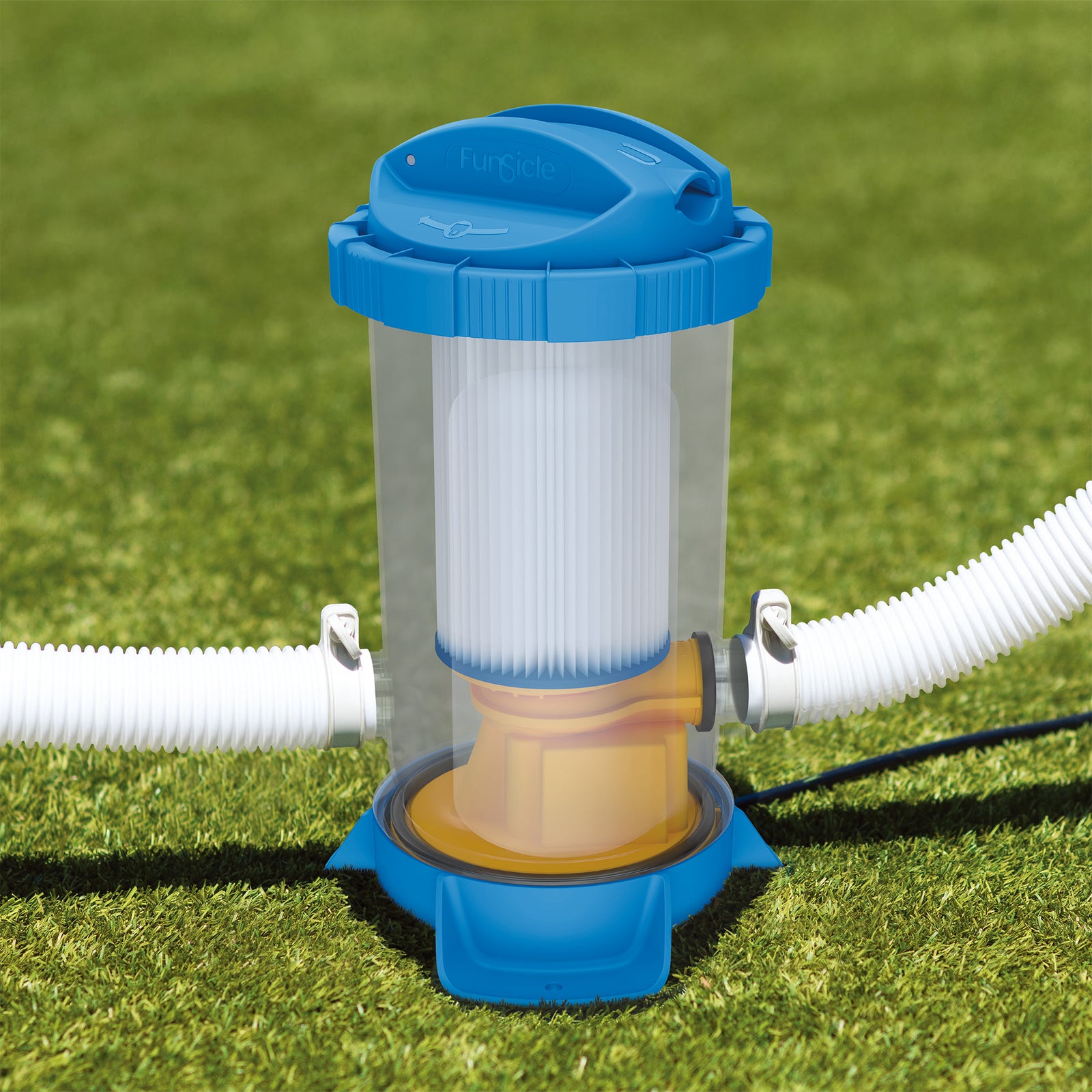 Funsicle FiltraBoost 1200 Pool Pump, 1200 GPH, Includes Type C Filter Cartridge - VMInnovations