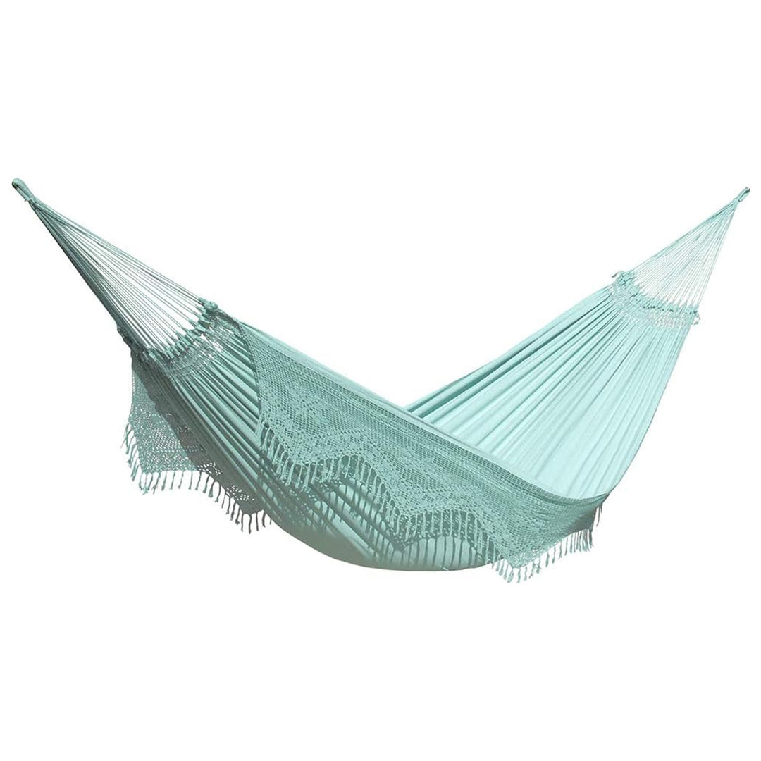 Vivere Authentic Brazilian Cotton Hammock, Outdoor Hanging Daybed, Copacabana