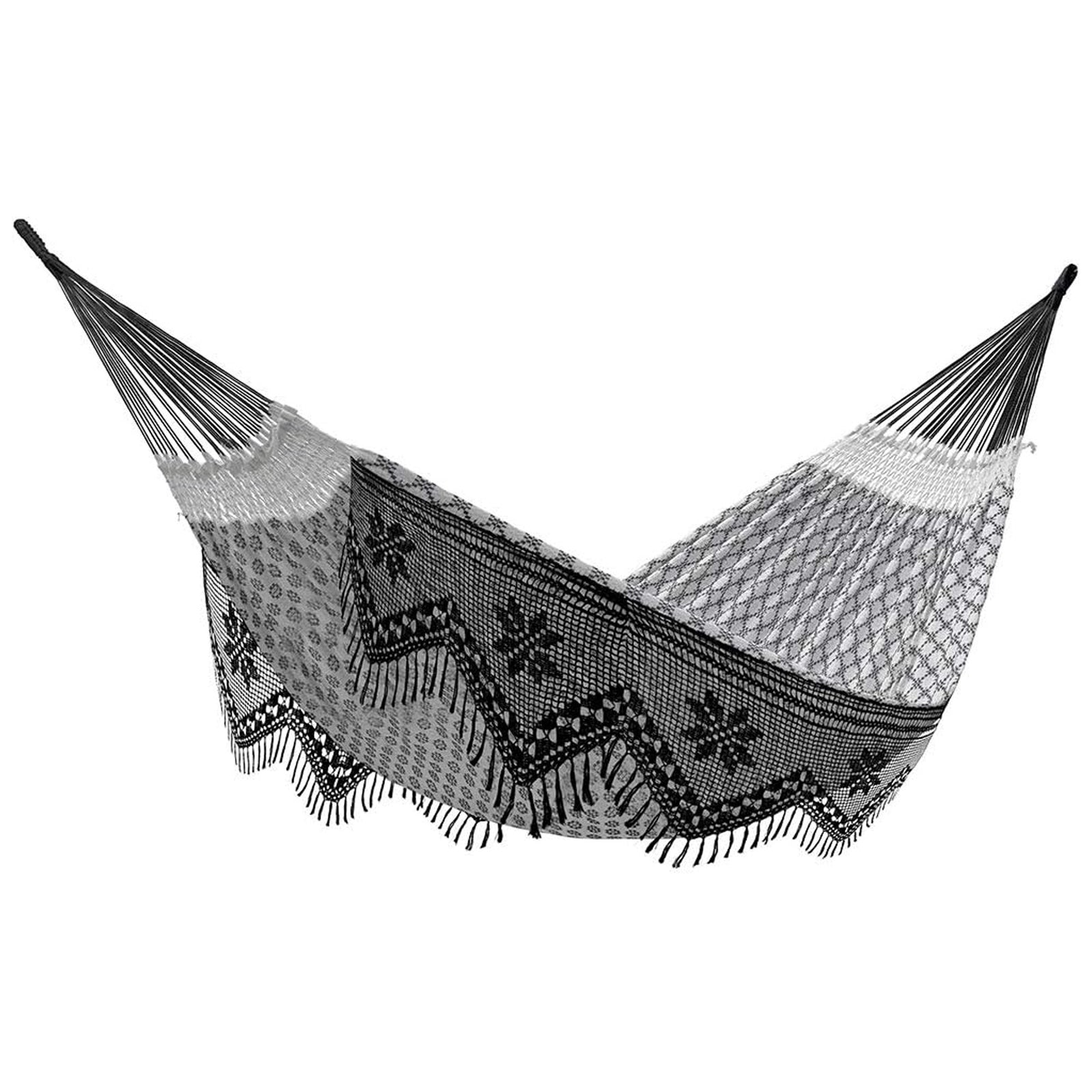 Vivere Authentic Brazilian Cotton Hammock, Outdoor Hanging Daybed, Luxo - VMInnovations