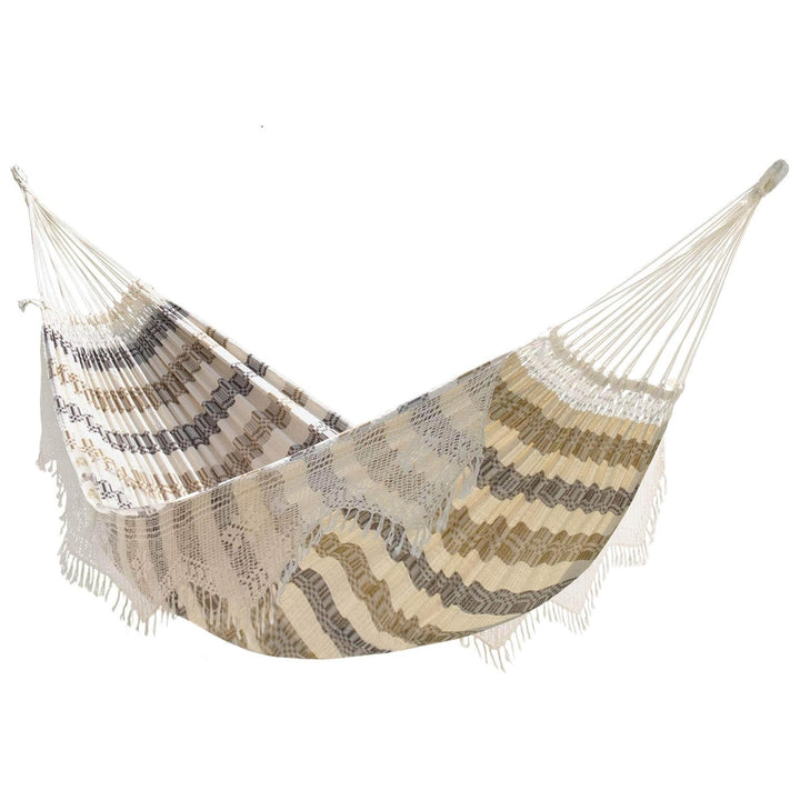 Vivere Authentic Brazilian Cotton Hammock, Outdoor Hanging Daybed, Costa