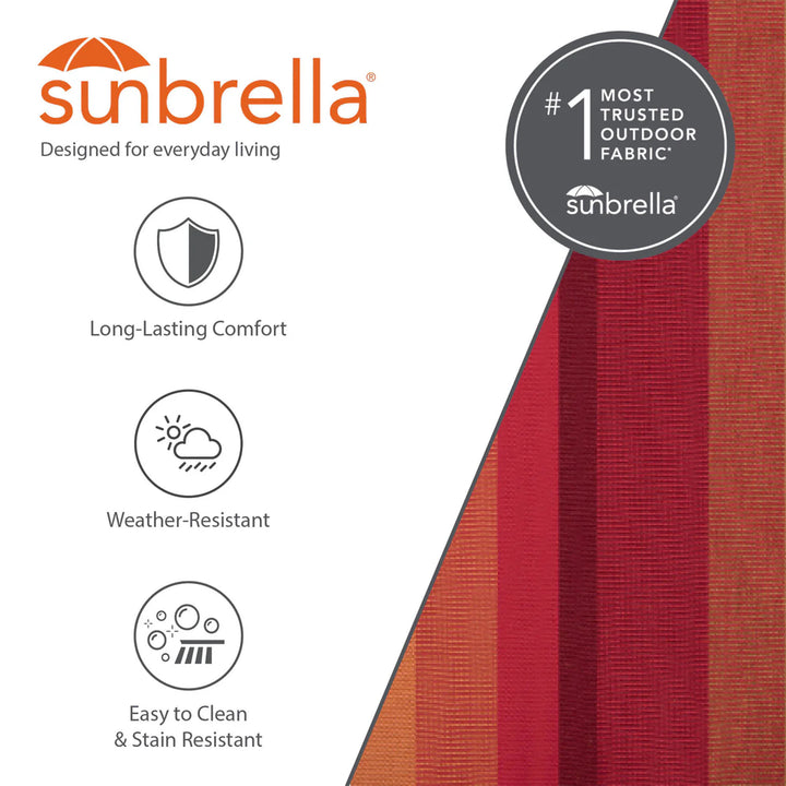 Vivere Double Cotton Hammock, Comfortable Daybed w/Wood Frame, 8' (Open Box)