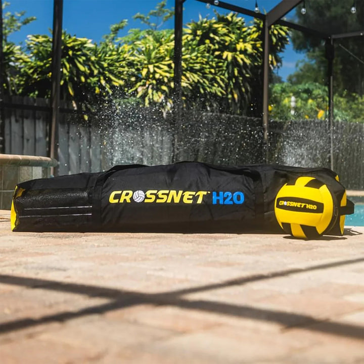 Vivere CROSSNET H2O Volleyball Pool Game 4 Square Net Portable Outdoor Water Toy