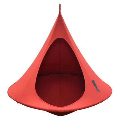 Vivere Double Cacoon Hanging Chair Indoor/Outdoor Polyester Hammock (Open Box) - VMInnovations