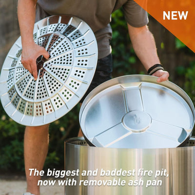Solo Stove Essential Bundle Yukon 2.0, 27" Smokeless Fire Pit with Stand, & Lid - VMInnovations