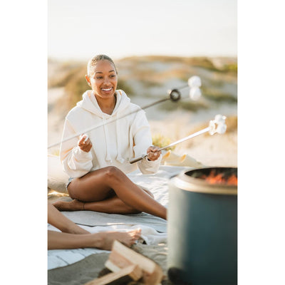 Solo Stove Bonfire, 19.5" Wood Burning Smokeless Fire Pit with Stand, Water