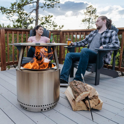Solo Stove Bonfire Heat Deflector Steel Fire Pit Accessory Maximizes Heat Radius