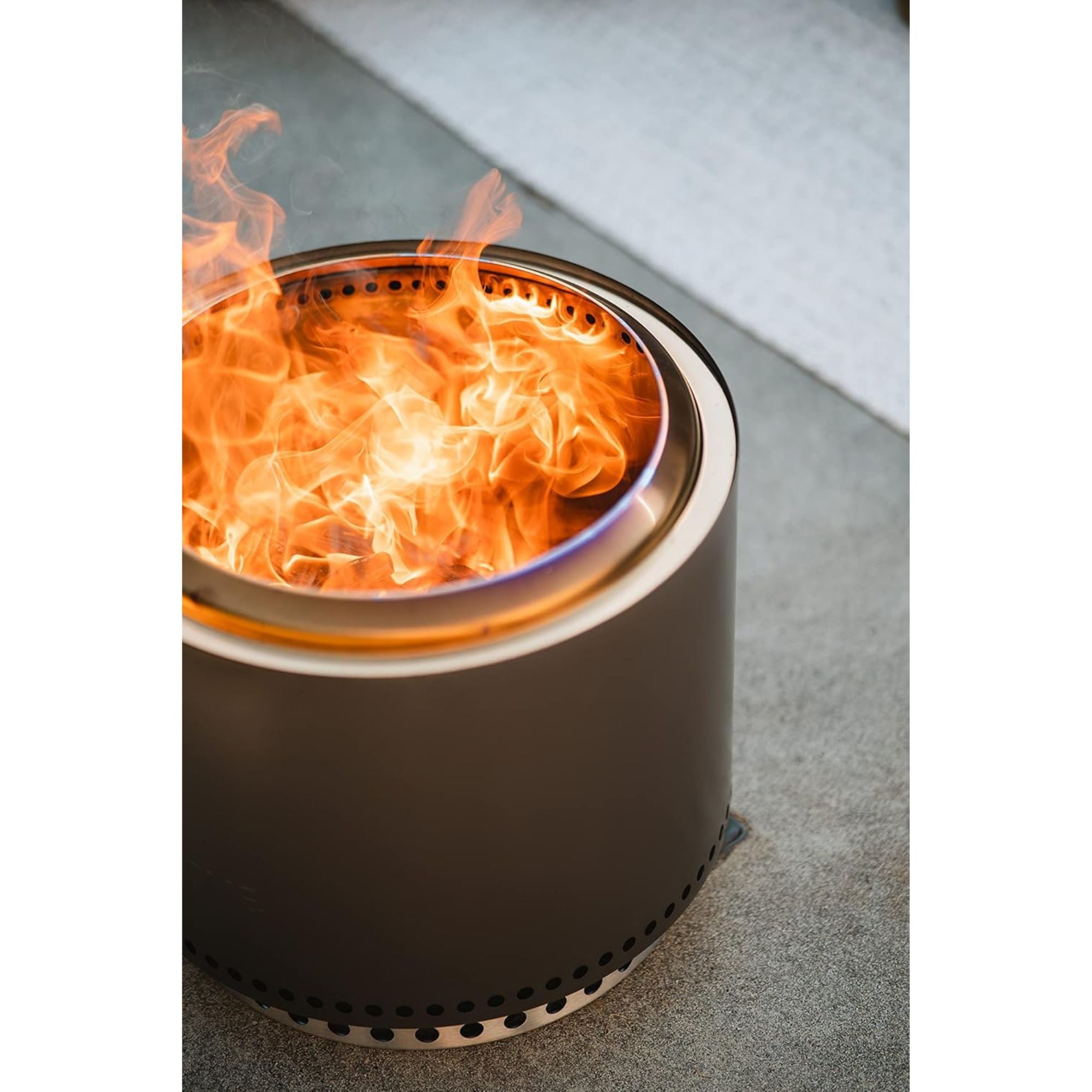 Solo Stove Bonfire, 19.5" Wood Burning Smokeless Fire Pit with Stand, Ash