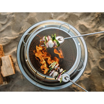 Solo Stove Bonfire Shield, Stainless Steel Mesh Spark Screen with Removal Tools