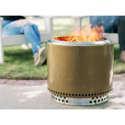 Solo Stove Bonfire, 19.5" Wood Burning Smokeless Fire Pit with Stand, Bronze