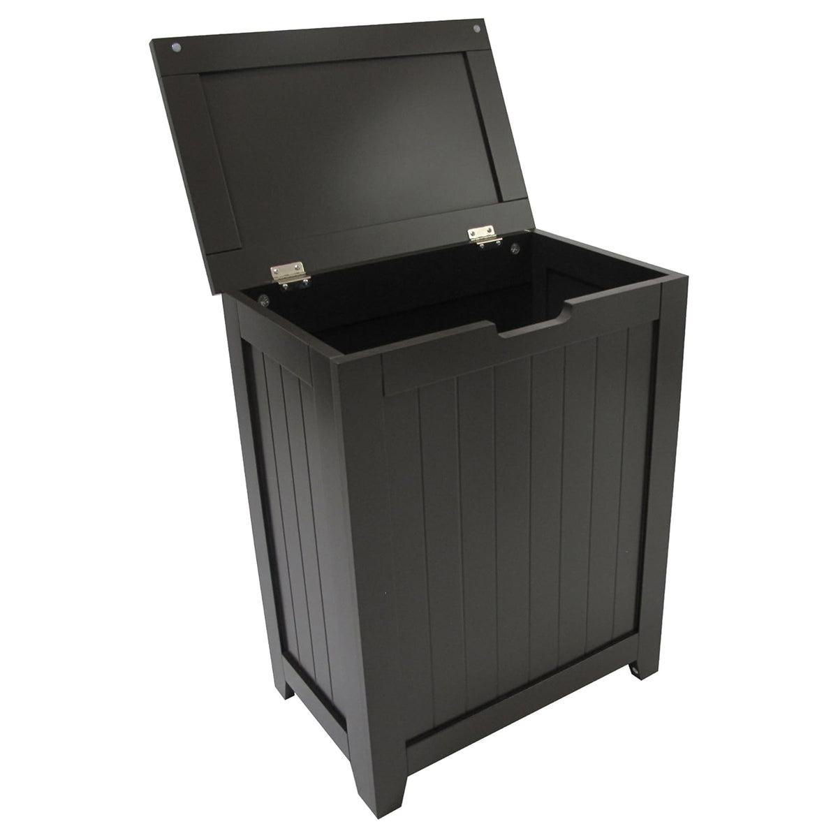 Redmon Contemporary Wooden Clothes Hamper for Bedroom & Laundry Room (Open Box)
