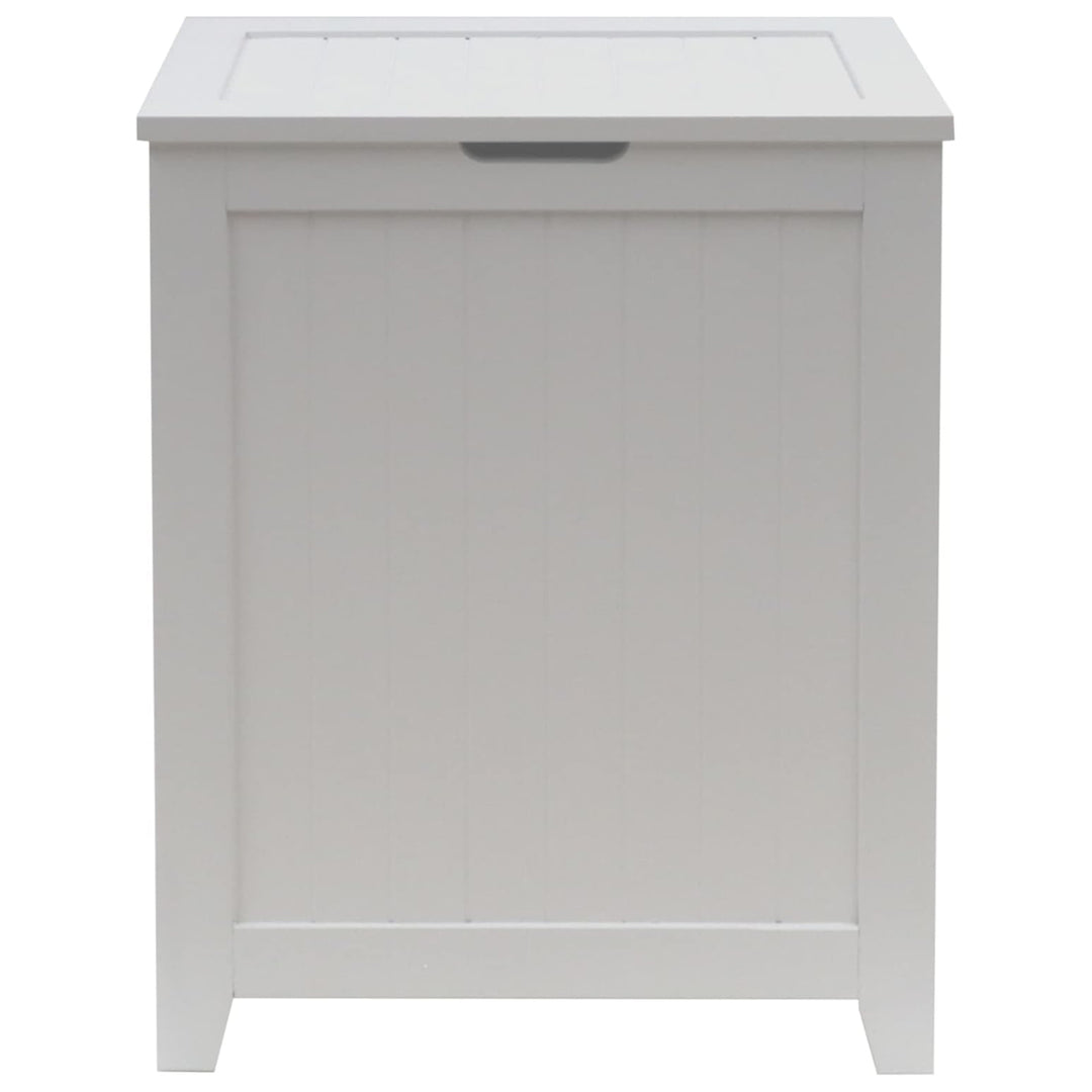 Redmon Contemporary Wooden Clothes Hamper for Bedroom & Laundry Room (Open Box)